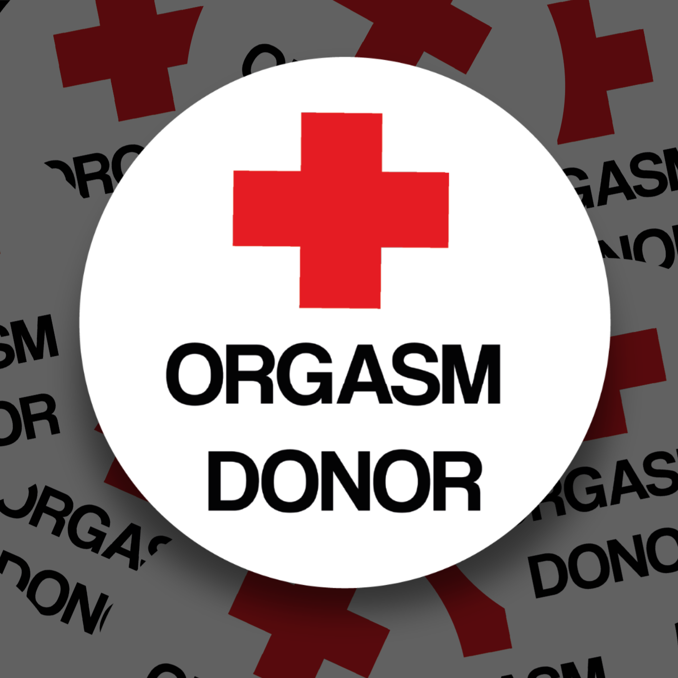 "0rgasm donor" Sticker