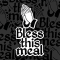 "Bless This Meal" Sticker