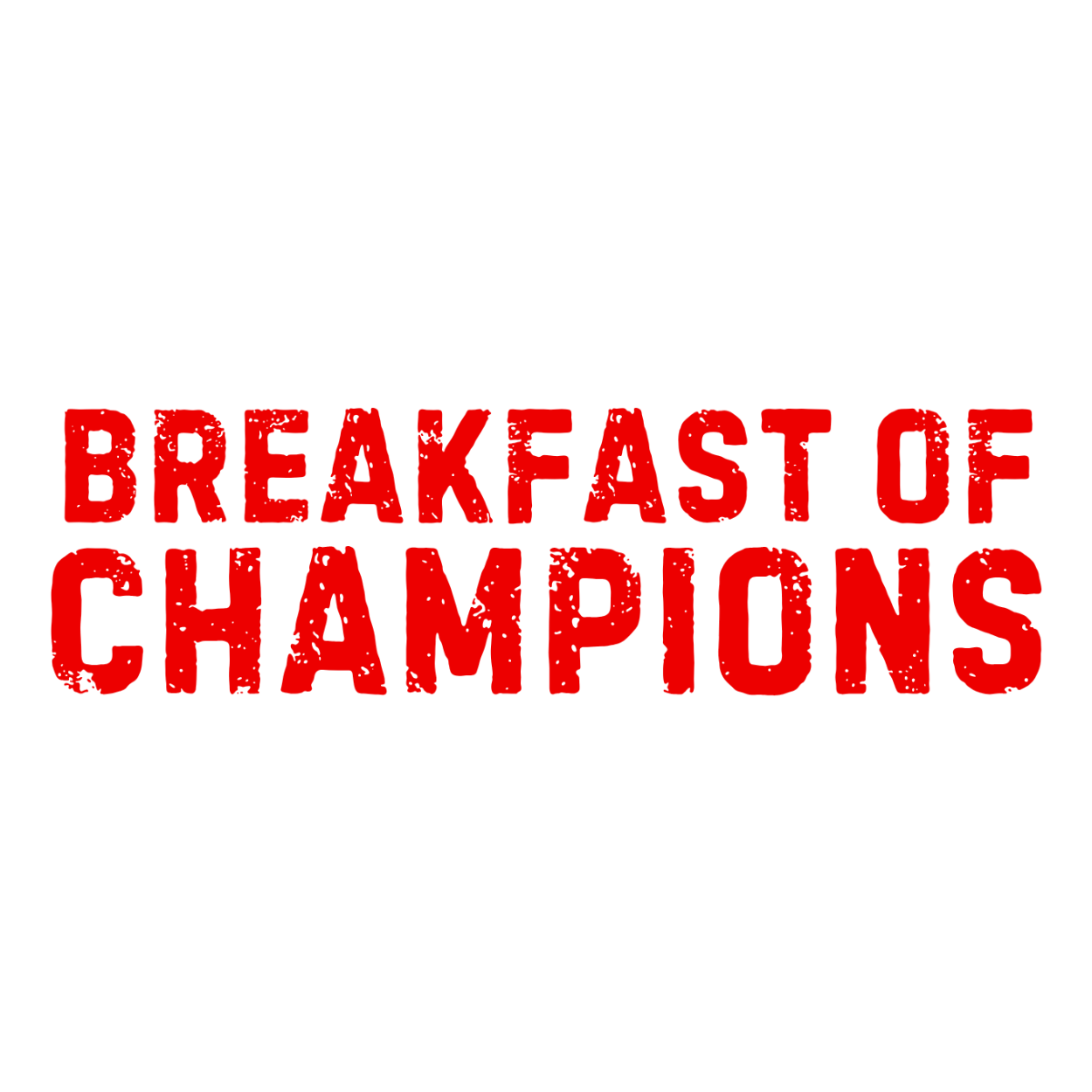 "Breakfast of Champions" G-String