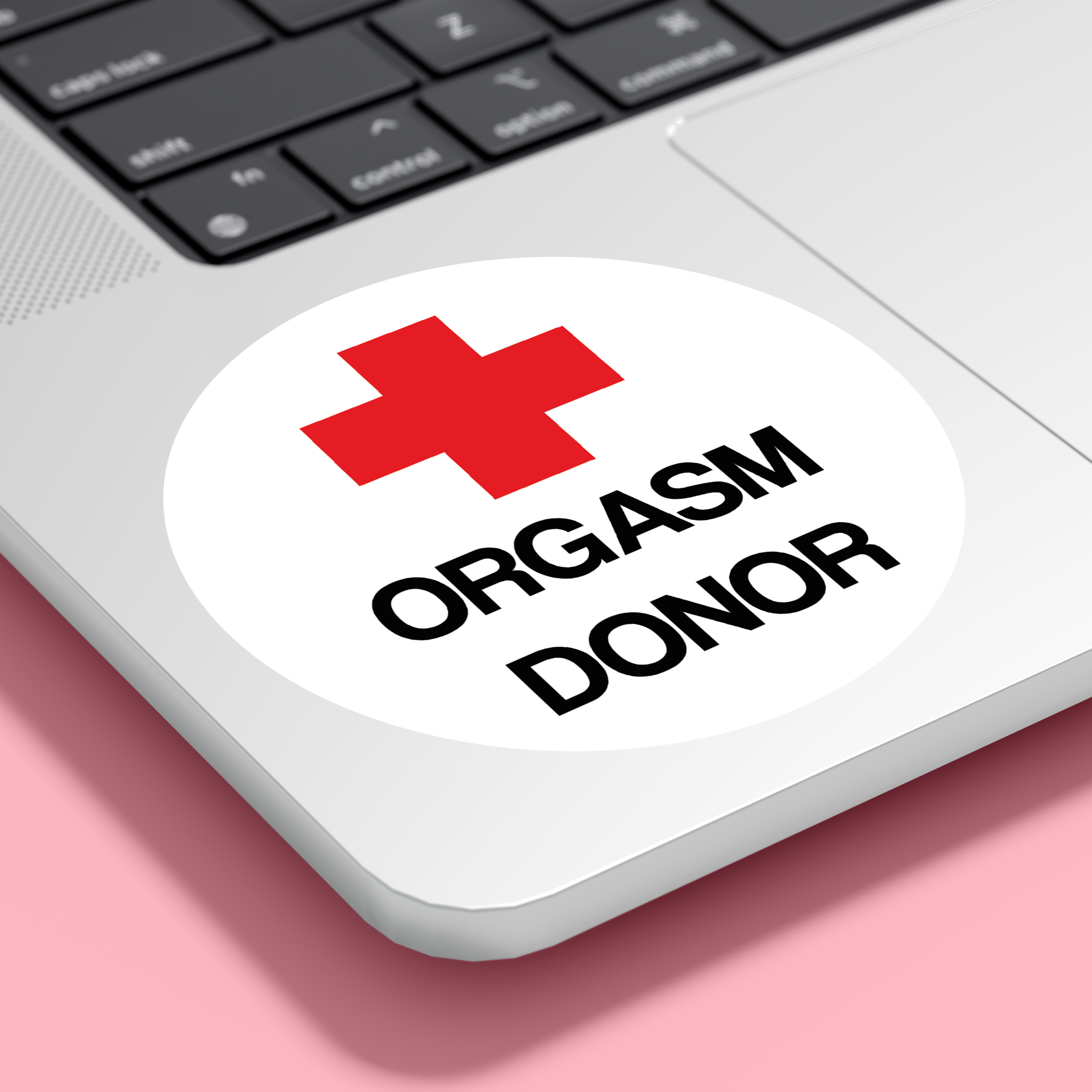 "0rgasm donor" Sticker