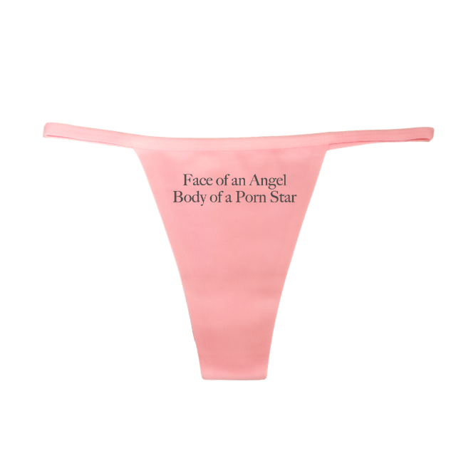 "Face of an Angel Body of a P*rn Star" G-String
