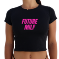 "Future MILF" Y2K Baby Tee