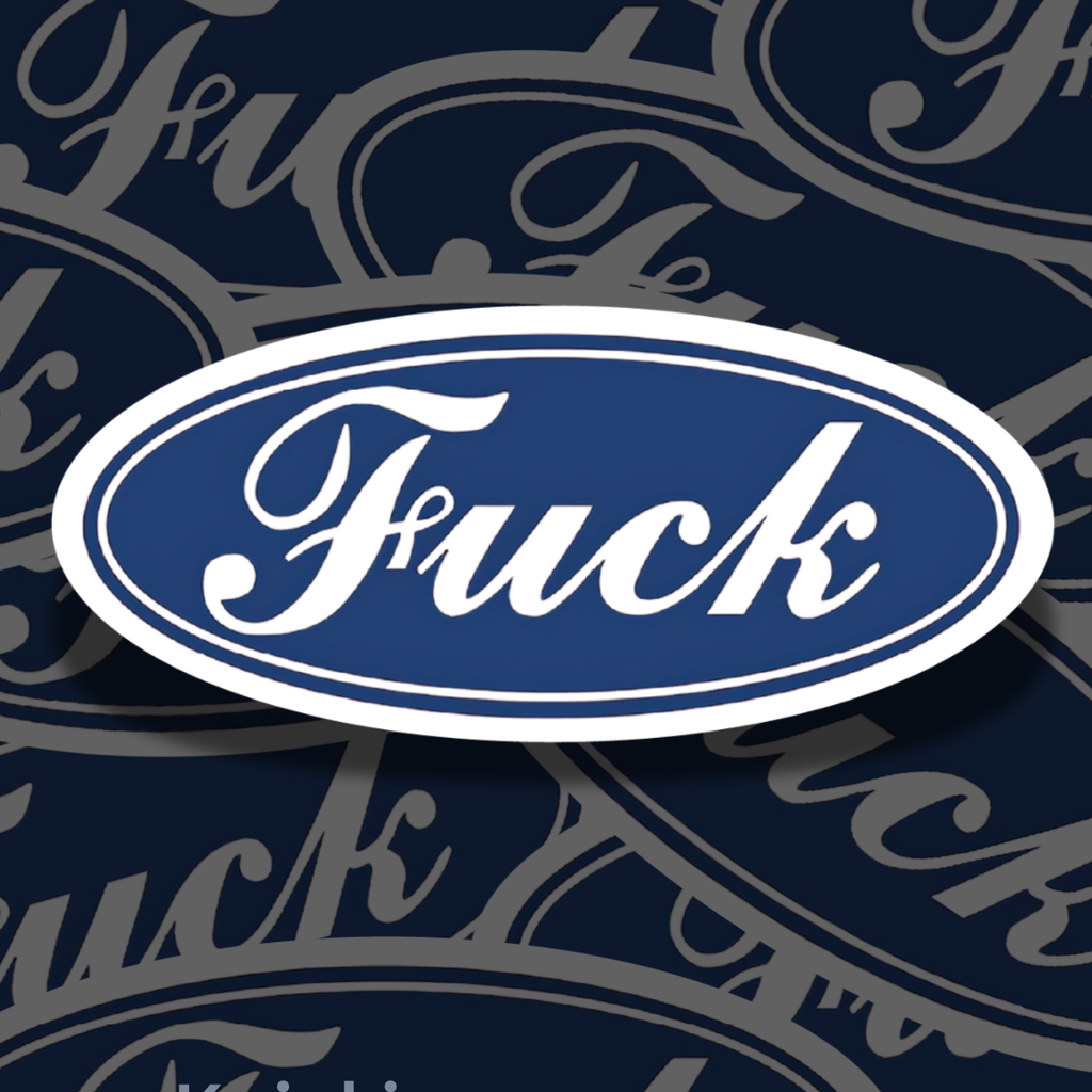"F#CK" Sticker
