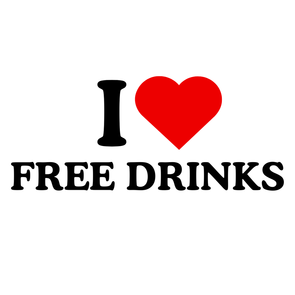 "I Love Free Drinks" G-String