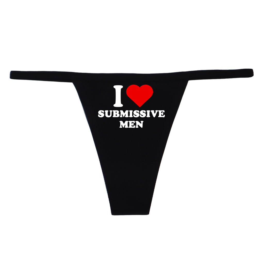 "I Love Submissive Men" G-String