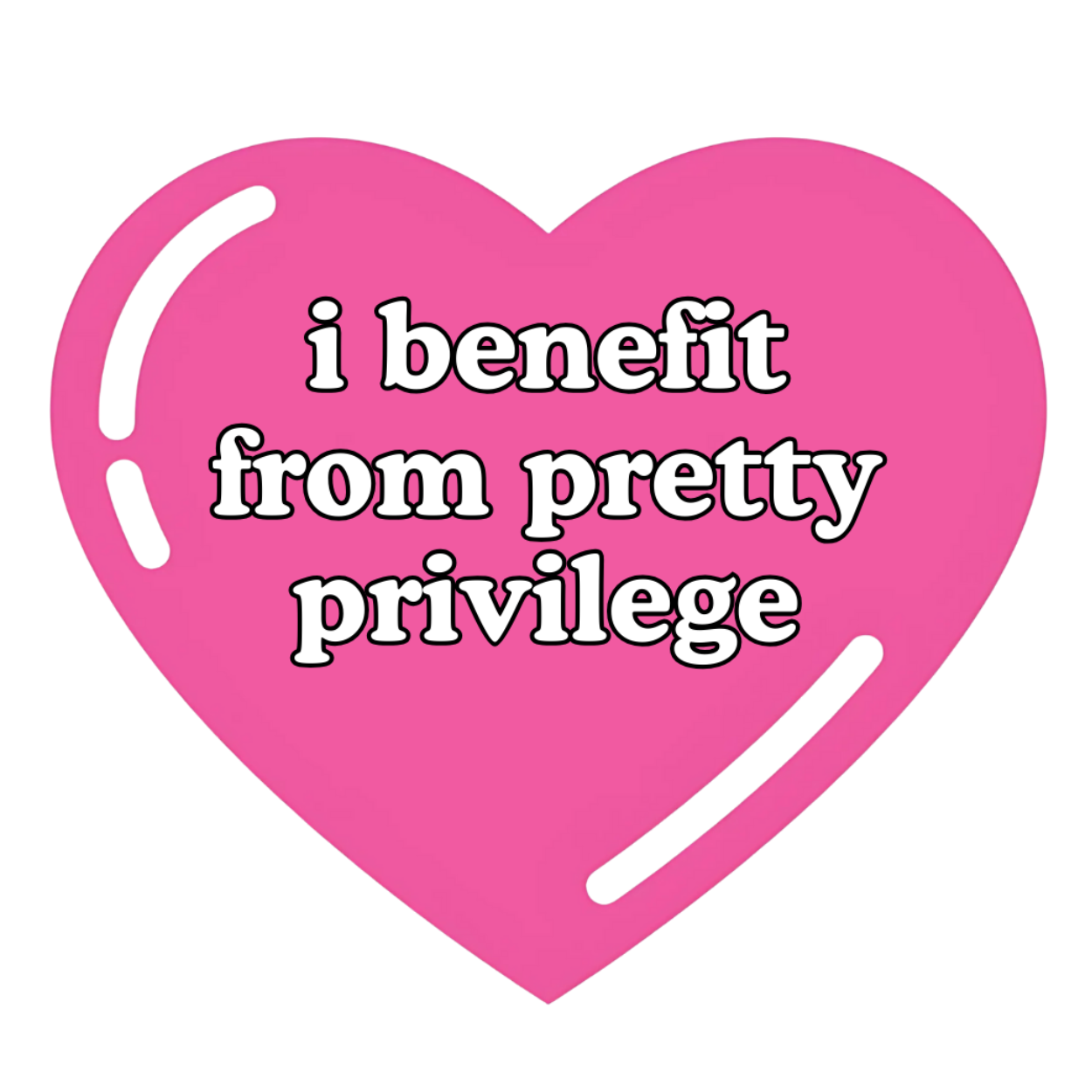 "I Benefit From Pretty Privilege" G-String