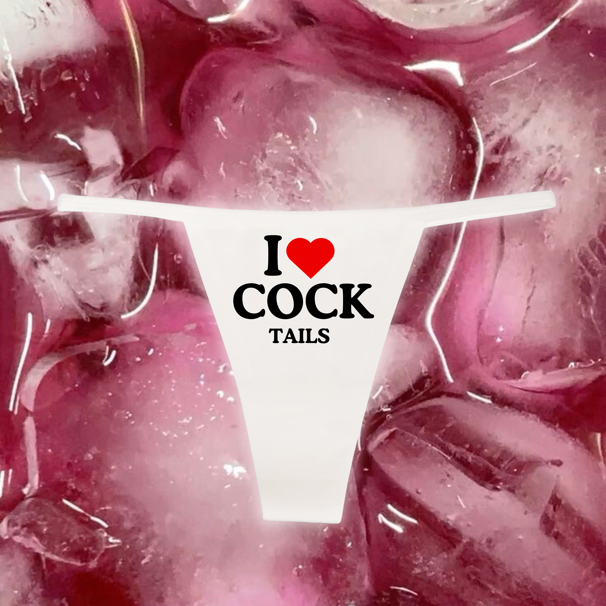 "I Love Cocktails" G-String
