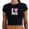 "I Love Me" Y2K Baby Tee