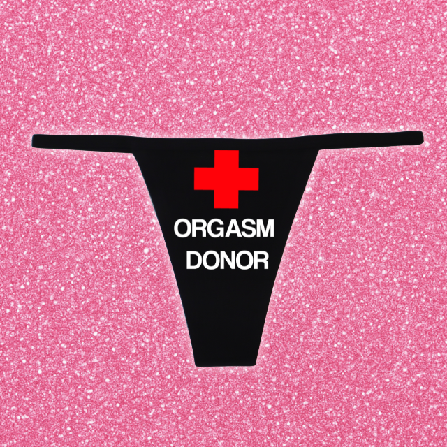 "Org#sm Donor" G-String