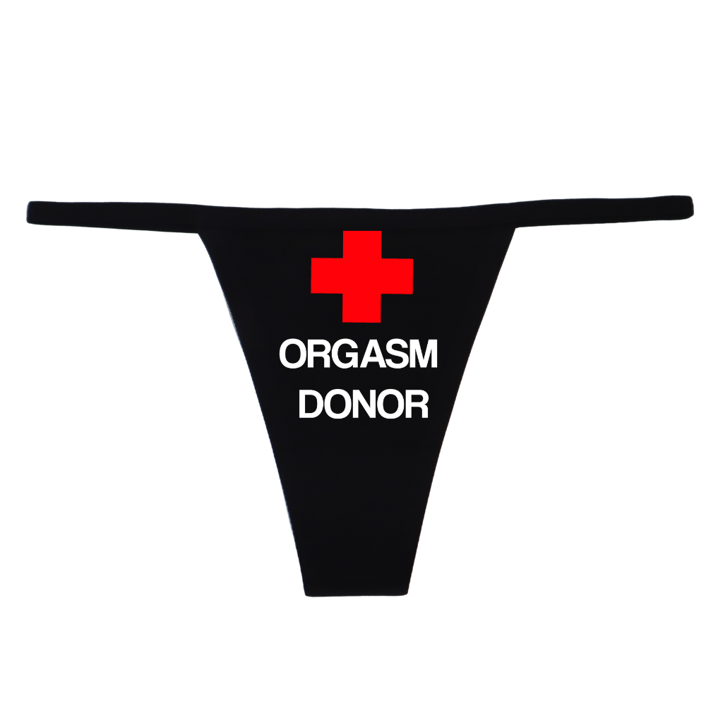 "Org#sm Donor" G-String