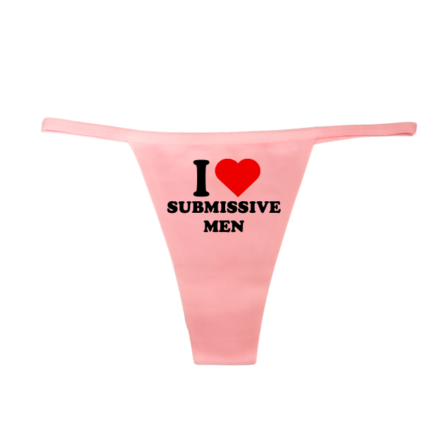 "I Love Submissive Men" G-String