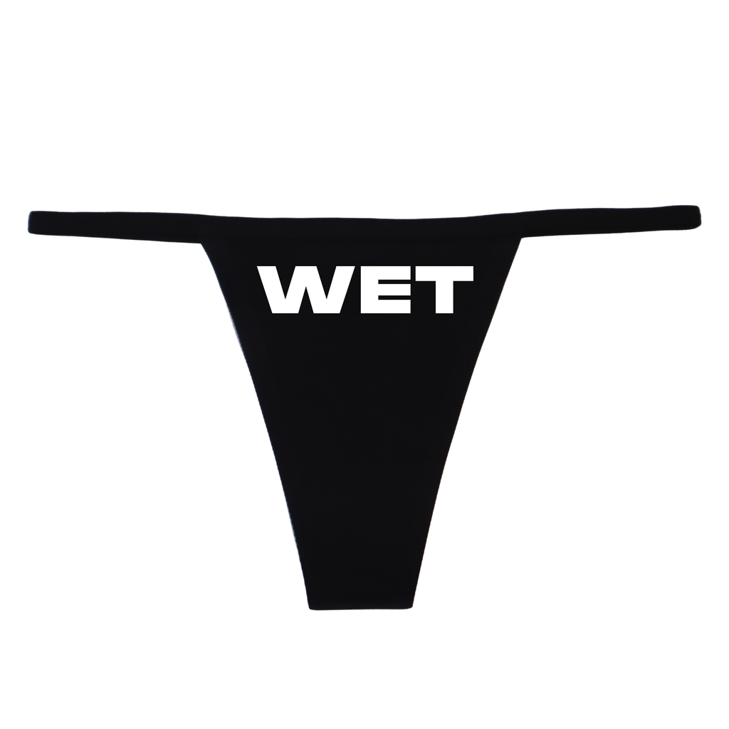 "WET" G-String