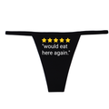 "Would Eat Here Again" G-String