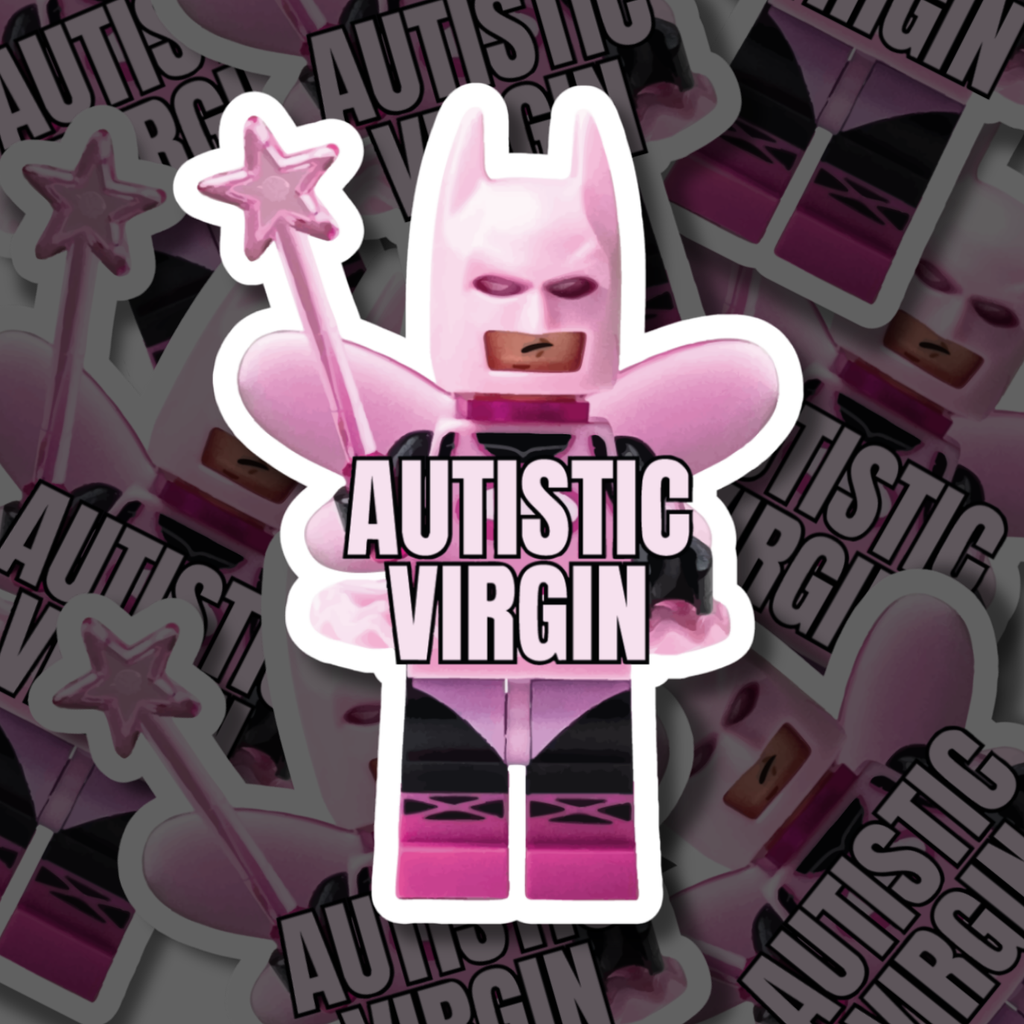 "Autistic Virgin" Sticker