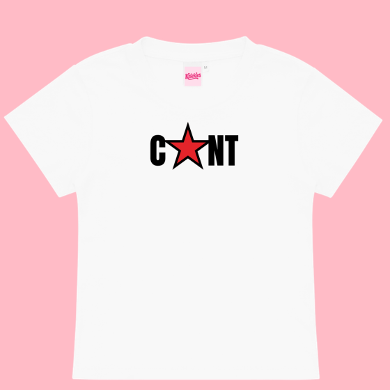 "C*NT" Y2K Baby Tee