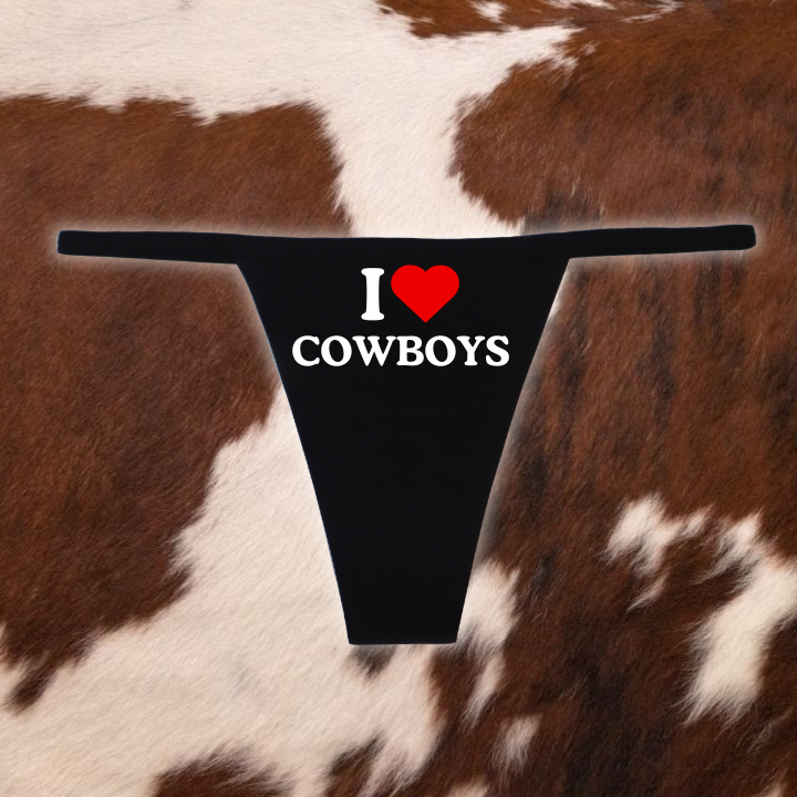 "I Love Cowboys" G-String