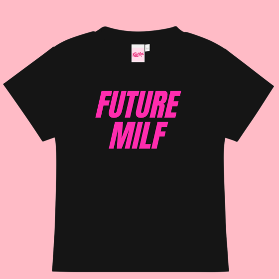 "Future MILF" Y2K Baby Tee