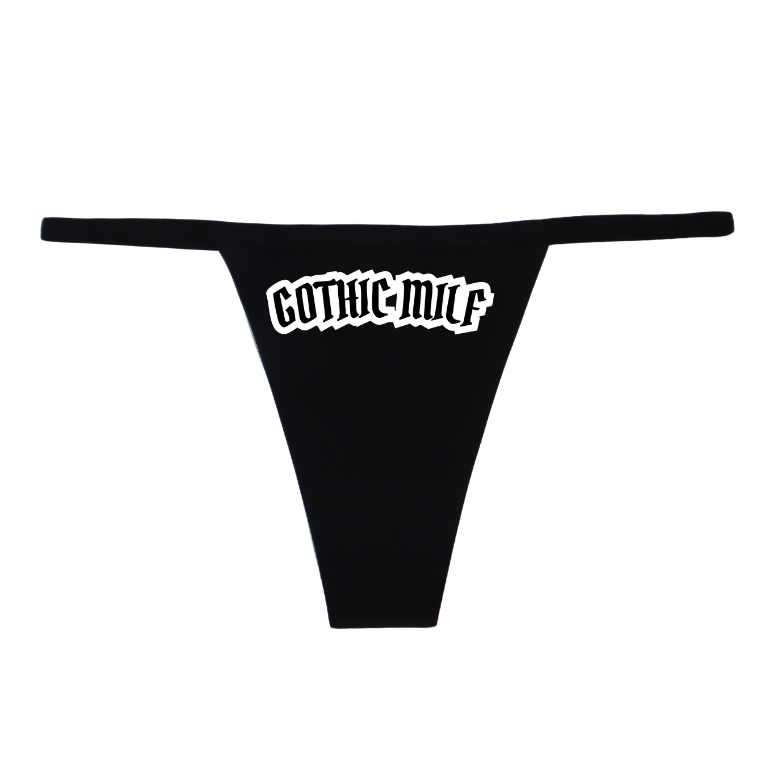 "Gothic MILF" G-String