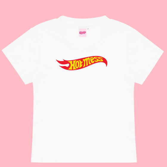 "Hot Mess" Y2K Baby Tee