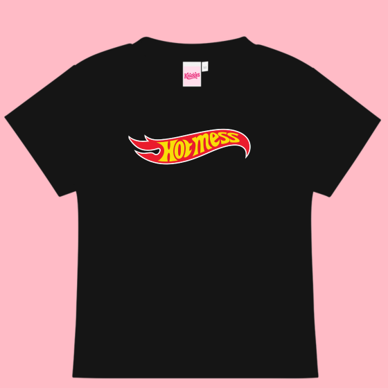 "Hot Mess" Y2K Baby Tee