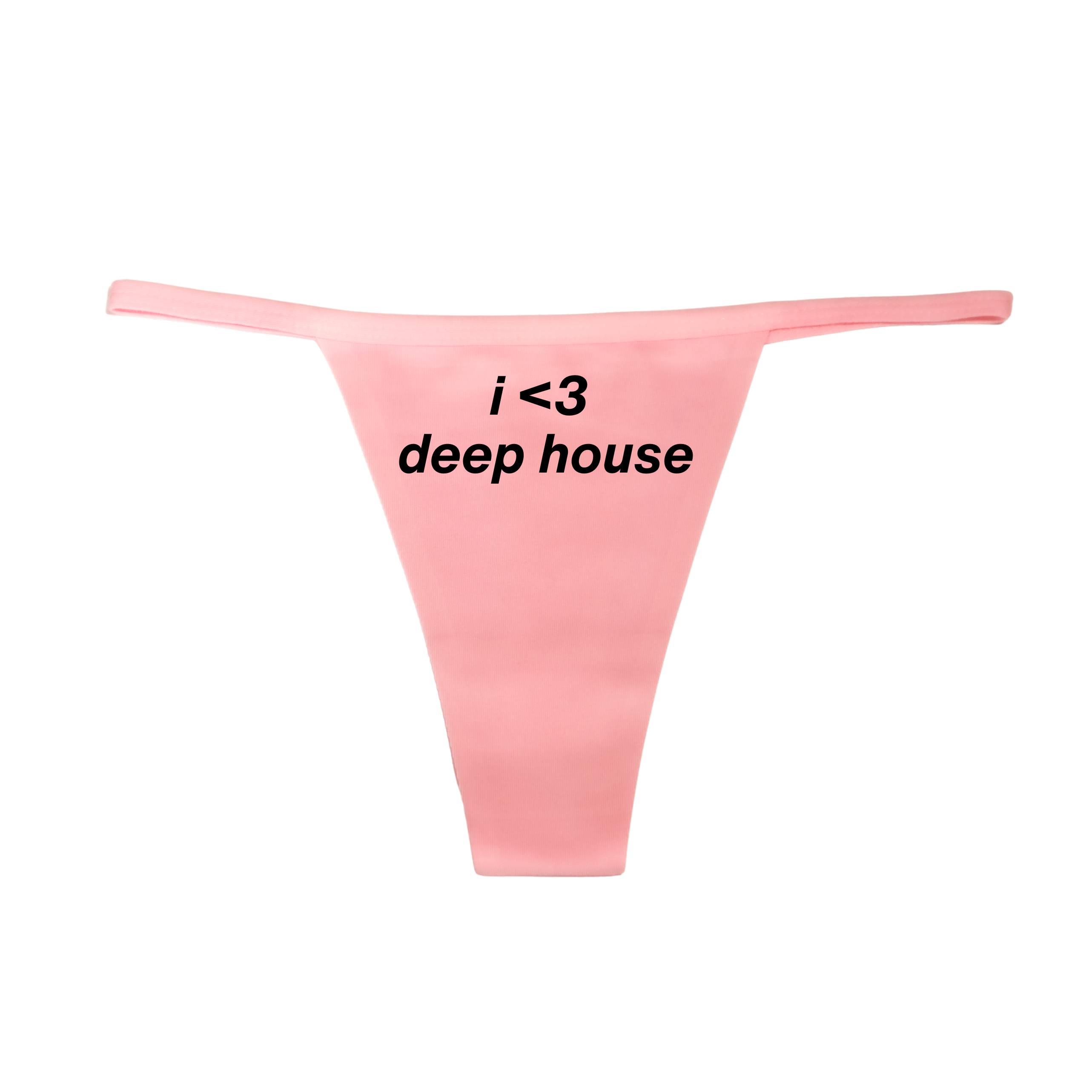 "I love deep house" G-String