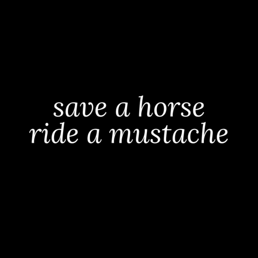 "Save a Horse Ride a Mustache" G-String