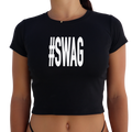 "#SWAG" Y2K Baby Tee