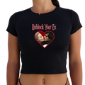 Wuthering Heights "Unblock Your Ex" Y2K Baby Tee